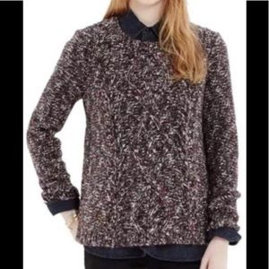 EUC Madewell Fireflight Marbled Alpaca & Wool Knit Sweater Sz S